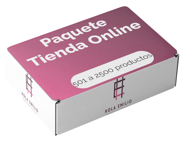 Paquete Tienda Online | 501 a 2500 productos