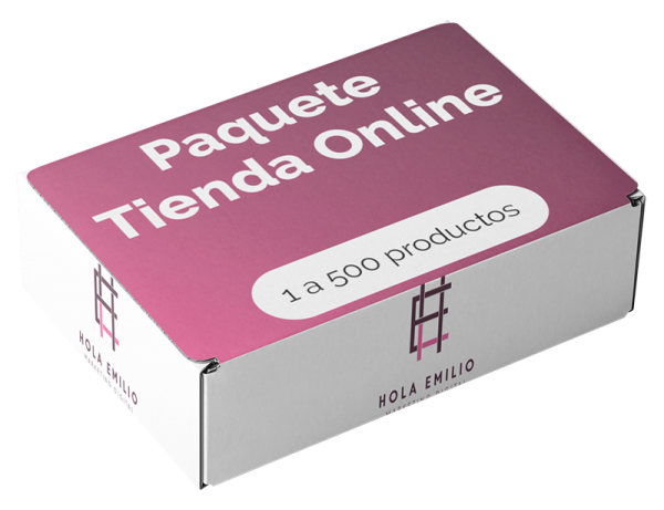 Paquete Tienda Online | 1 a 500 productos